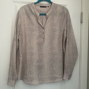 Violet & Claire Purple Snake Patterned Blouse